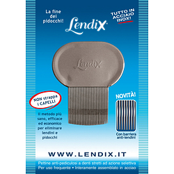 Lendix pettine antipidocchi in acciaio