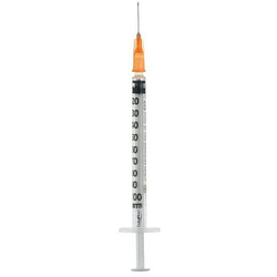 Siringa per insulina extrafine 1 ml 100 ui ago removibile 26 gauge 0,45 x12 mm 1 pezzo