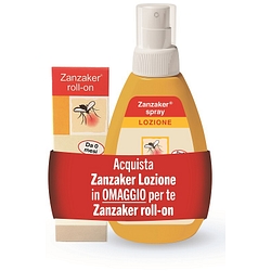 Zanzaker bundle lozione spray 150 ml + roll on 10 ml