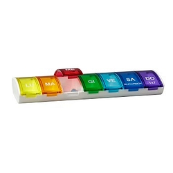 Supairbox portapillole settimanale 1 x7 arcobaleno