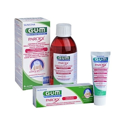 Gum bundle pack paroex 0,12 collutorio + dentifricio