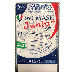 360 mask10/r mascherina chir bb