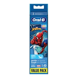 Oralb kids spiderman testine per spazzolino elettrico 4 pezzi