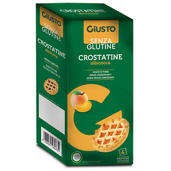 Giusto senza glutine crostatina albicocca 4 pezzi da 45 g