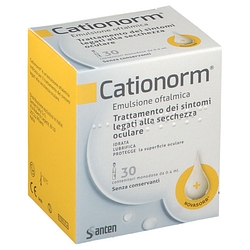 Cationorm gocce 30 fiale monodose da 0,4 ml