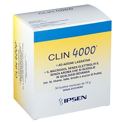 Clin 4000 lassativo 30 bustine monodose 10 g