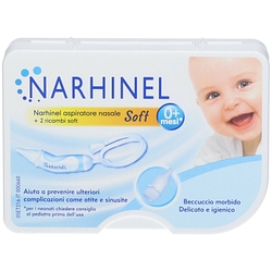 Aspiratore nasale narhinel soft 1 pezzo + 2 ricambi