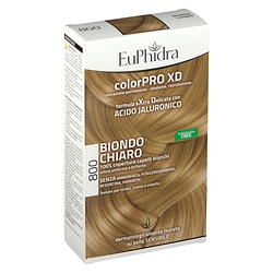 Euphidra colorpro xd 800 biondo chiaro gel colorante capelli in flacone + attivante + balsamo + guanti