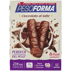 Pesoforma barretta cioccolato latte 12 x 31 g