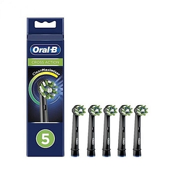 Oralb cross action black eb50 testine per spazzolino elettrico 5 pezzi