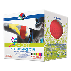 Master aid sport perform red taping neuromuscolare 5 x 500 cm