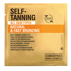 Comodynes ccc self tanning original espositore a torretta contenente 25 confezioni di salviettine confezionate singolarmente