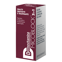 Dermovitamina micoblock 3 in 1 smalto idratante e traspirante bordeaux 5 ml