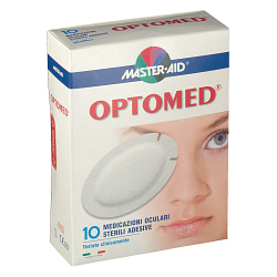 Garza oculare medicata master aid optomed super 10 pezzi