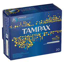 Tampax blue box regular 20 pezzi
