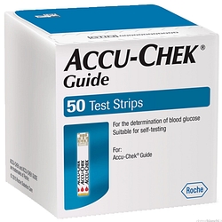 Strisce misurazione glicemia accu chek guide 50 strips retail 50 pezzi