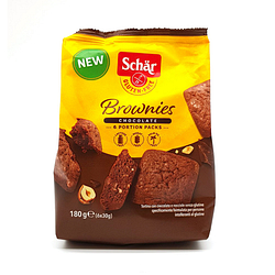Schar brownies chocolate tortina con cioccolato e nocciole 6 monoporzioni da 30 g
