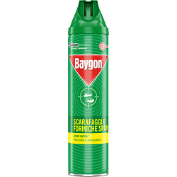 Insetticida baygon scarafaggi e formiche plus spray 400 ml