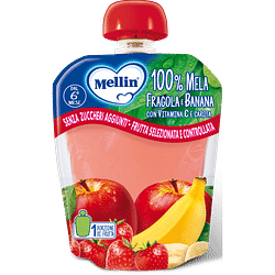 Mellin pouch mela/fragola/banana 90 g