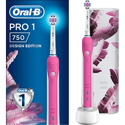 Oralb pro1 rosa cross action spazzolino elettrico 3 d white rosa