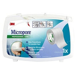Cerotto in carta 3 m micropore surgical tape m5 x25 mm dispenser