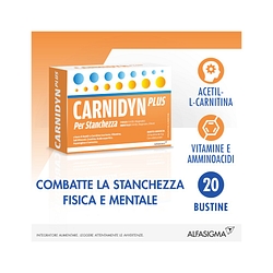 Carnidyn plus 20 bustine da 5 g gusto arancia