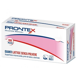Prontex guanto in lattice senza polvere medio 100 pezzi