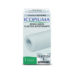 Icopiuma benda garza elastica autofissante cm10 x4 mt 1 pezzo
