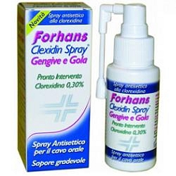 Collutorio spray con clorexidina forhans clexidin 50 ml