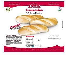 Agluten il pane quotidiano francesino 3 panini da 65 grammi