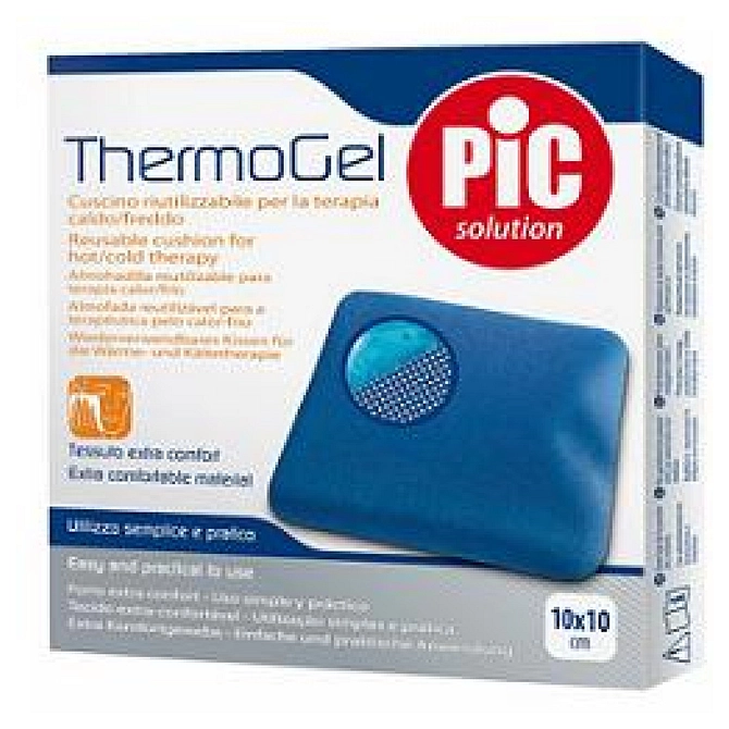 Cuscino Thermogel Comfort Riutilizzabile Per La Terapia Del Caldo E Del Freddo Cm 10 X10