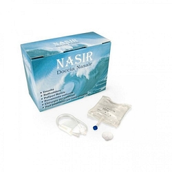 Nasir doccia nasale 2 sacche 250 ml isotonica + 2 blister e1 ventosa