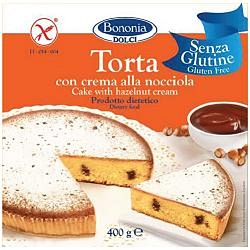 Bononia torta alla crema di nocciola senza glutine 400 g