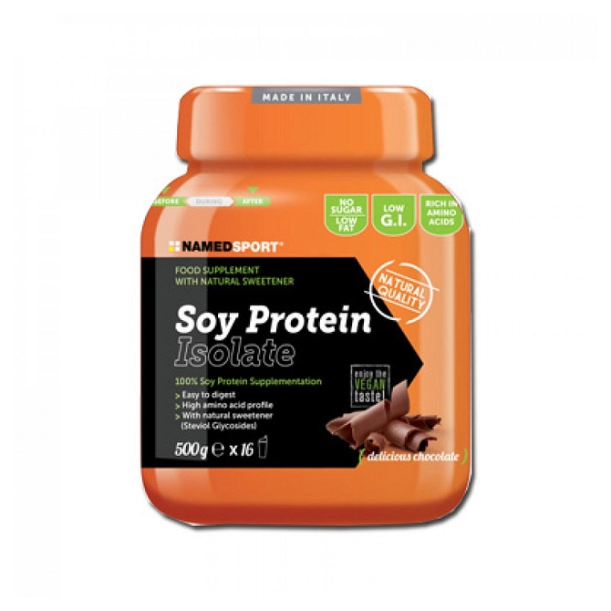 Soy Protein Isolate Delicious Chocolate Polvere 500 G