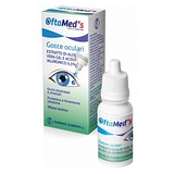 Oftamed's gocce oculari occhi disidratati e stressati estratto aloe vera gel e acido ialuronico 0,3% 10 ml