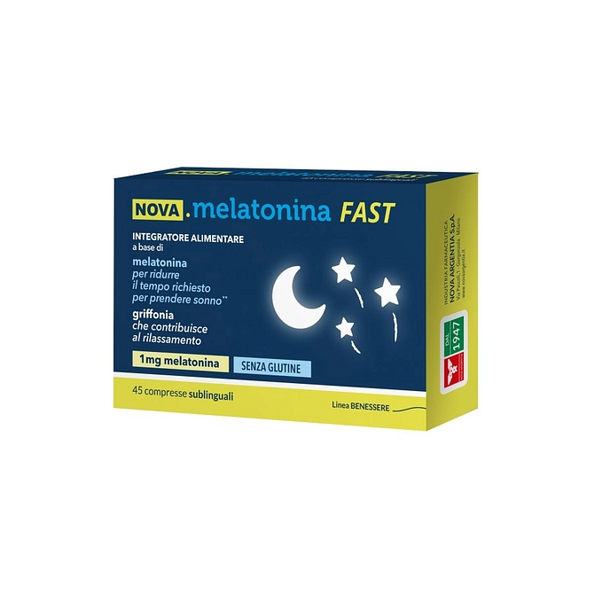Nova Melatonina Fast 45 Compresse 1 Mg Di Melatonina