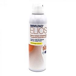 Immuno elios spray solare trasparente spf 50 150 ml