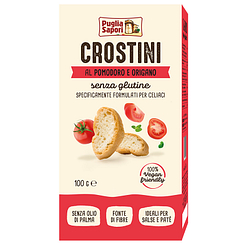 Puglia sapori crostini al pomodoro e origano 100 g