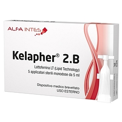 Kelapher 2 b 5 applicatori sterili monodose da 5 ml terapia topica