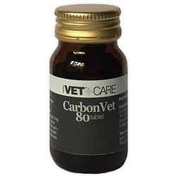 Vetcare carbonvet 80 compresse 500 mg