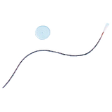Catetere ureterocutaneostomia in silicone con punta smussata flangia rotonda linea radiopaca lunghezza 45 cm ch 10