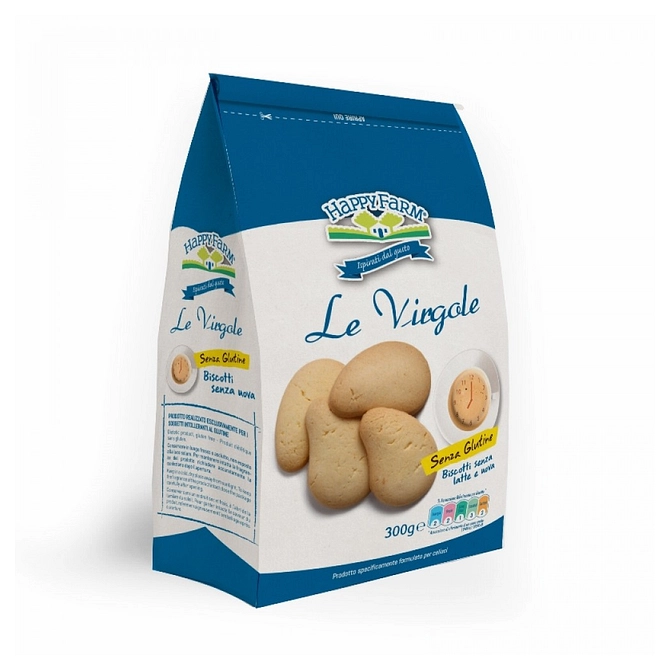 Happy Farm Virgole Classiche Senza Latte E Uova 60 G