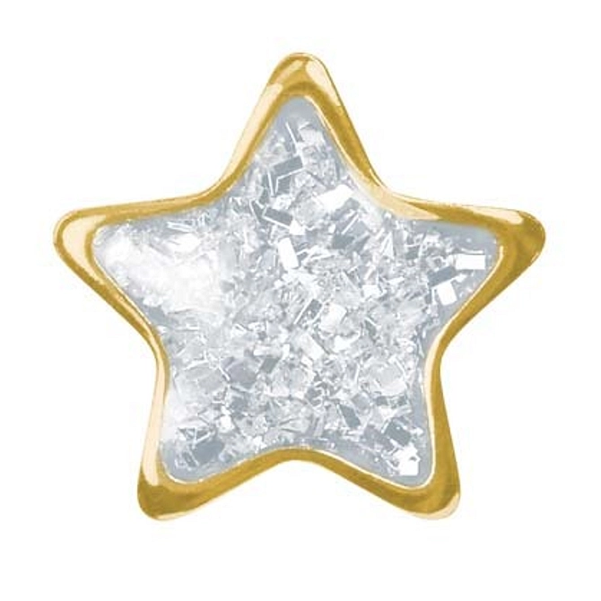 Star Glitter White Gold Plated Articolo 220