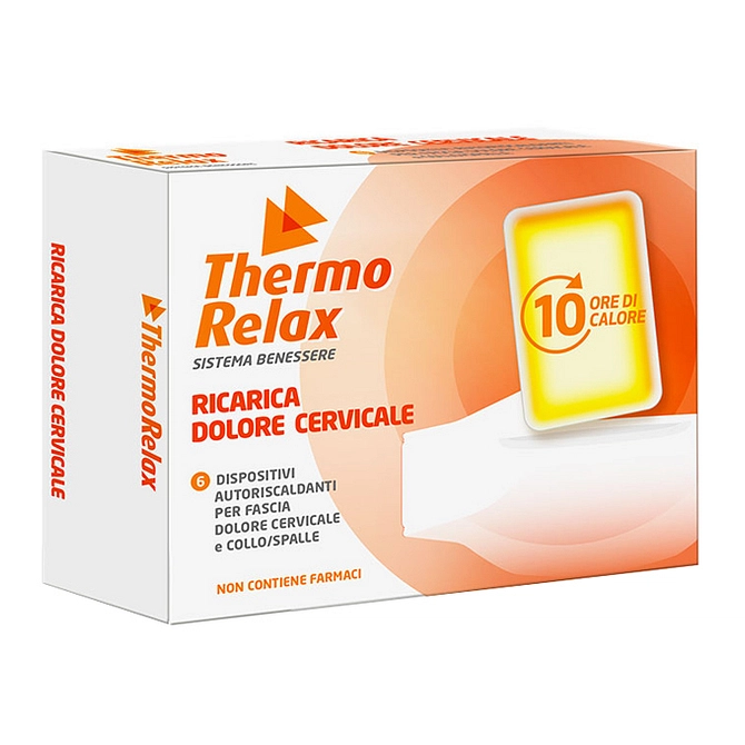 Thermorelax Ricarica Per Fascia Dolore Cervicale 6 Dispositivi Autoriscaldanti