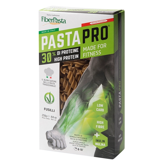 Pastapro Fusilli Integrali 30% Proteine 250 G