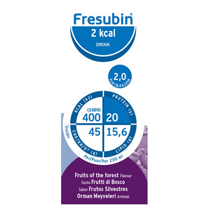 Fresubin 2 Kcal Drink Frutti Di Bosco 4 X 200 Ml
