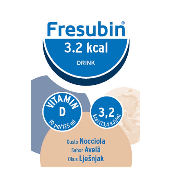 Fresubin 3,2 Kcal Drink Nocciola 4 X 125 Ml