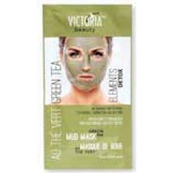 Victoria beauty maschera viso argilla detox te' verde 10 ml