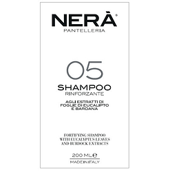 Nera' 05 shampoo rinforzante estratti foglie eucalipto e bardana 200 ml