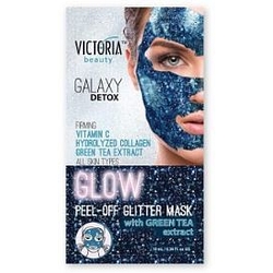 Victoria beauty maschera viso peel off glitter te' verde 10 ml 12 pezzi